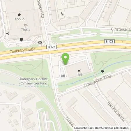 Standortübersicht der Tankstelle Lidl Dienstleistung GmbH & Co. KG in 01169 Dresden Gabitz