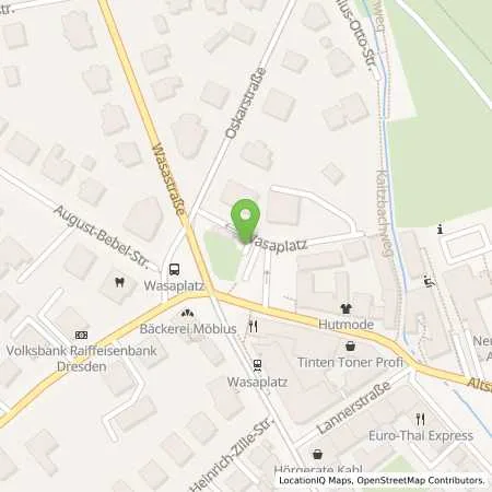Standortübersicht der Tankstelle SachsenEnergie AG in 01219 Dresden