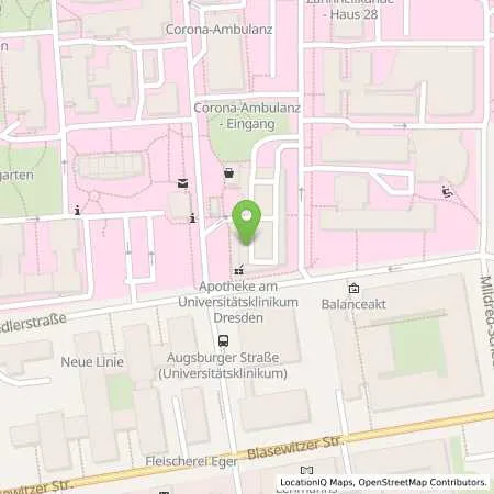 Standortübersicht der Tankstelle SachsenEnergie AG in 01307 Dresden