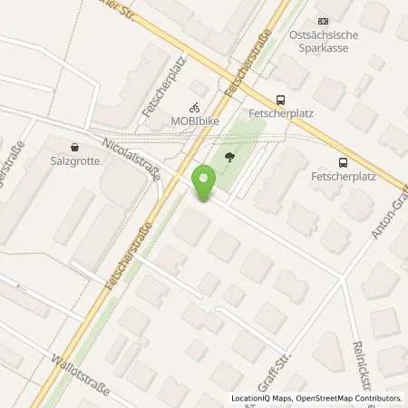 Standortübersicht der Tankstelle SachsenEnergie AG in 01307 Dresden