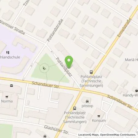 Standortübersicht der Tankstelle SachsenEnergie AG in 01309 Dresden