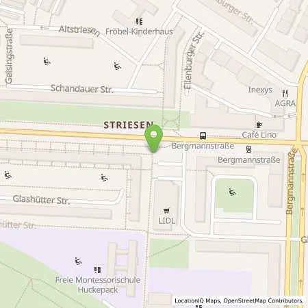 Standortübersicht der Tankstelle Lidl Dienstleistung GmbH & Co. KG in 01309 Dresden Striesen