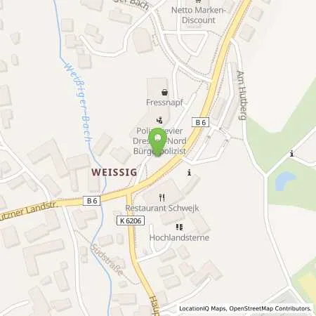 Standortübersicht der Tankstelle SachsenEnergie AG in 01328 Dresden