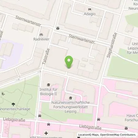 Standortübersicht der Tankstelle agile accelerator GmbH in 04103 Leipzig