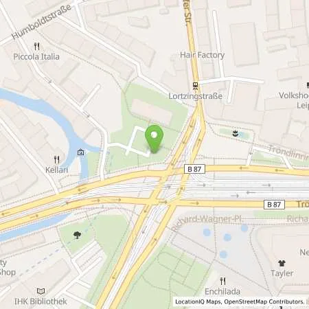 Standortübersicht der Tankstelle Stadtwerke Leipzig GmbH in 04105 Leipzig