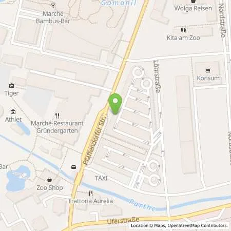 Standortübersicht der Tankstelle Stadtwerke Leipzig GmbH in 04105 Leipzig