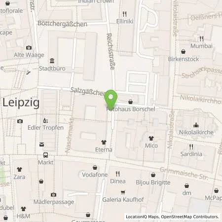 Standortübersicht der Tankstelle Stadtwerke Leipzig GmbH in 04105 Leipzig