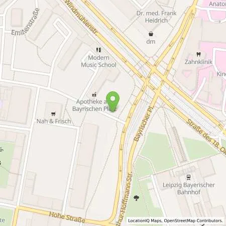 Standortübersicht der Tankstelle Stadtwerke Leipzig GmbH in 04107 Leipzig