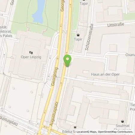 Standortübersicht der Tankstelle Stadtwerke Leipzig GmbH in 04109 Leipzig