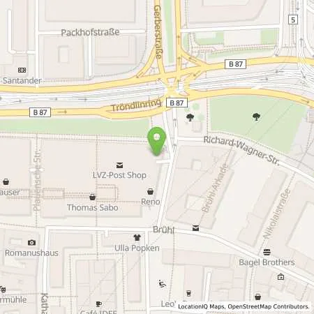 Standortübersicht der Tankstelle Stadtwerke Leipzig GmbH in 04109 Leipzig