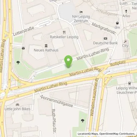 Standortübersicht der Tankstelle Stadtwerke Leipzig GmbH in 04109 Leipzig