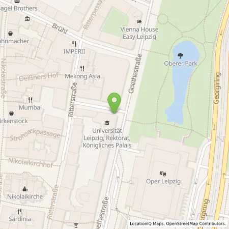 Standortübersicht der Tankstelle Stadtwerke Leipzig GmbH in 04109 Leipzig