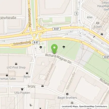 Standortübersicht der Tankstelle Stadtwerke Leipzig GmbH in 04109 Leipzig