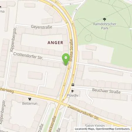 Standortübersicht der Tankstelle Auto-Schneider GmbH & Co.KG in 04129 Leipzig