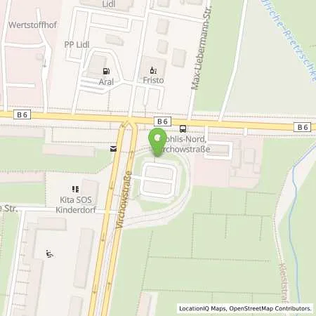 Standortübersicht der Tankstelle Stadtwerke Leipzig GmbH in 04157 Leipzig