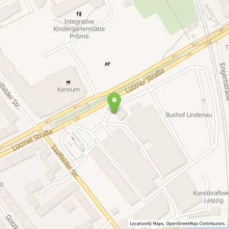 Standortübersicht der Tankstelle Stadtwerke Leipzig GmbH in 04179 Leipzig