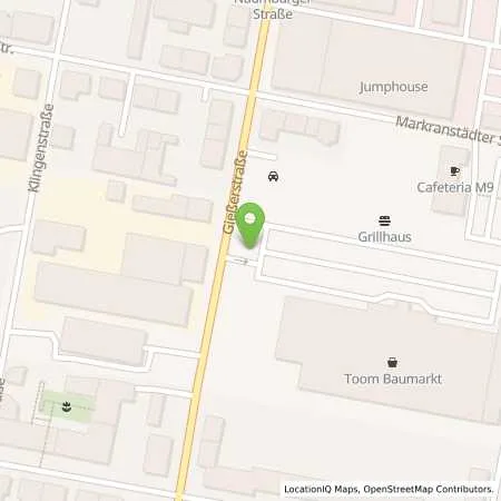 Standortübersicht der Tankstelle innogy eMobility Solutions GmbH in 04229 Leipzig