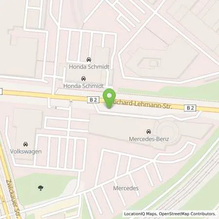 Standortübersicht der Tankstelle Stadtwerke Leipzig GmbH in 04277 Leipzig