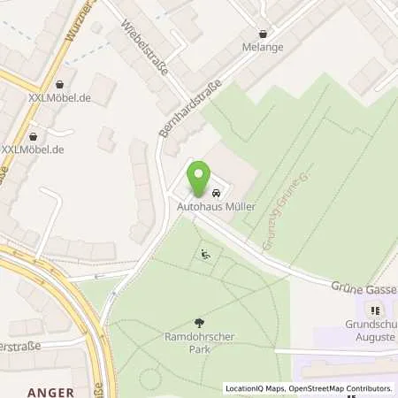 Standortübersicht der Tankstelle Autohaus Müller Reudnitz GmbH in 04315 Leipzig