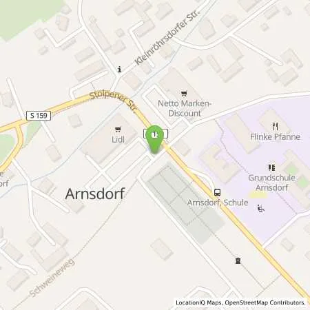 Standortübersicht der Tankstelle Lidl Dienstleistung GmbH & Co. KG in 01477 Arnsdorf