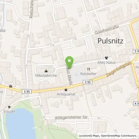 Standortübersicht der Tankstelle SachsenEnergie AG in 01896 Pulsnitz