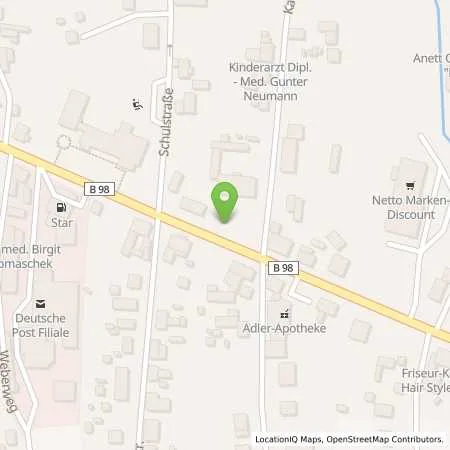 Standortübersicht der Tankstelle SachsenEnergie AG in 01904 Neukirch/Lausitz