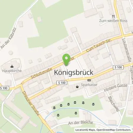 Standortübersicht der Tankstelle SachsenEnergie AG in 01936 Königsbrück