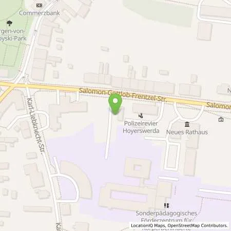 Standortübersicht der Tankstelle Versorgungsbetriebe Hoyerswerda GmbH in 02977 Hoyerswerda