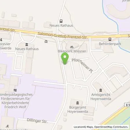 Standortübersicht der Tankstelle Versorgungsbetriebe Hoyerswerda GmbH in 02977 Hoyerswerda