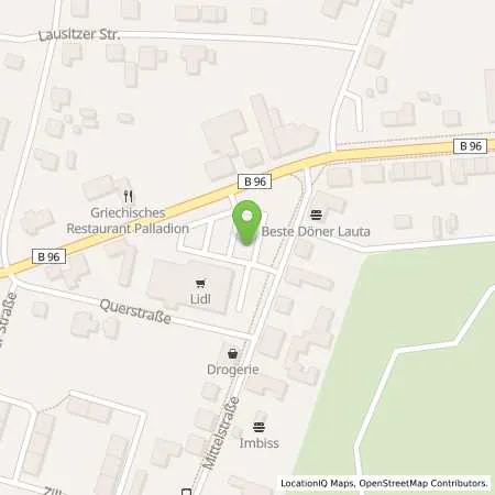 Standortübersicht der Tankstelle Lidl Dienstleistung GmbH & Co. KG in 02991 Lauta