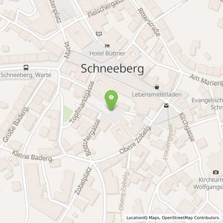 Standortübersicht der Strom (Elektro) Tankstelle: Stadtwerke Schneeberg GmbH in 08289, Schneeberg