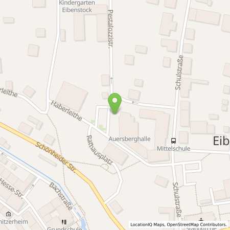 Standortübersicht der Strom (Elektro) Tankstelle: Stadtwerke Schneeberg in 08309, Eibenstock