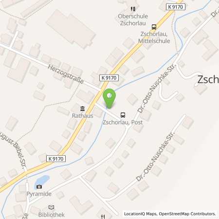 Standortübersicht der Strom (Elektro) Tankstelle: Gemeindeverwaltung Zschorlau in 08321, Zschorlau