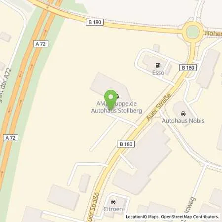 Standortübersicht der Tankstelle Andreas Pfüller - Autohaus Stollberg e.K in 09366 Stollberg/Erzgeb.