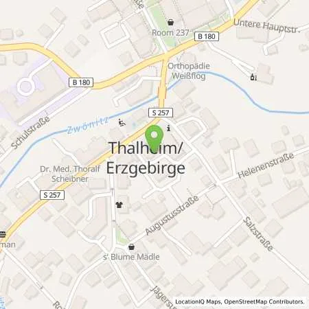 Standortübersicht der Tankstelle eins energie in sachsen GmbH & Co. KG in 09380 Thalheim