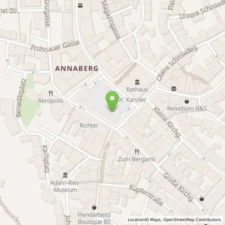 Standortübersicht der Tankstelle Stadtwerke Annaberg Buchholz Energie AG in 09456 Annaberg-Buchholz