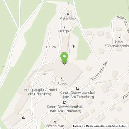 Standortübersicht der Tankstelle Ahorn Hotels in 09484 Oberwiesenthal