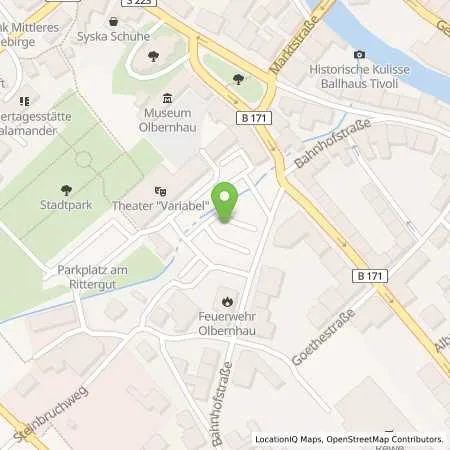 Standortübersicht der Tankstelle SachsenEnergie AG in 09526 Olbernhau