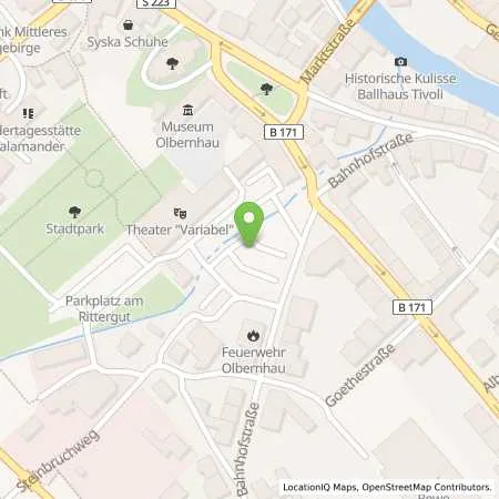 Standortübersicht der Tankstelle Stadtwerke Olbernhau GmbH in 09526 Olbernhau