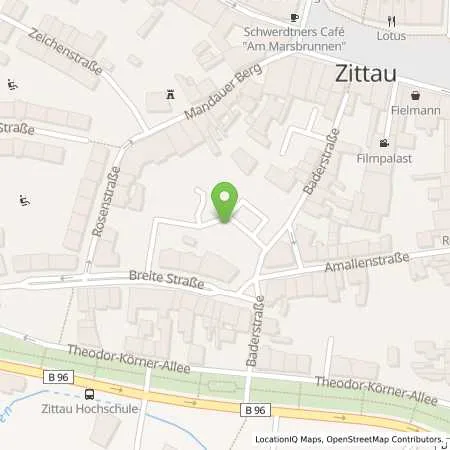 Standortübersicht der Tankstelle Stadtwerke Zittau GmbH in 02763 Zittau