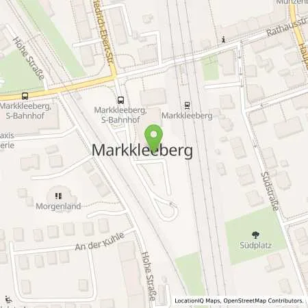 Standortübersicht der Tankstelle Stadtverwaltung Markkleeberg in 04416 Markkleeberg