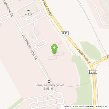 Standortübersicht der Tankstelle Autowaschpark B&M OHG in 04552 Borna