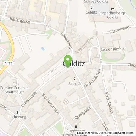 Standortübersicht der Tankstelle envia Mitteldeutsche Energie AG in 04680 Colditz