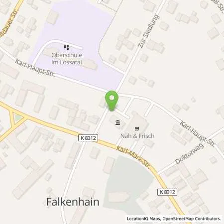 Standortübersicht der Tankstelle envia Mitteldeutsche Energie AG in 04808 Lossatal