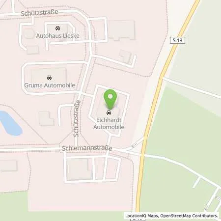 Standortübersicht der Tankstelle Autohaus in Wurzen ZNL der AH im Geiseltal GmbH in 04808 Wurzen