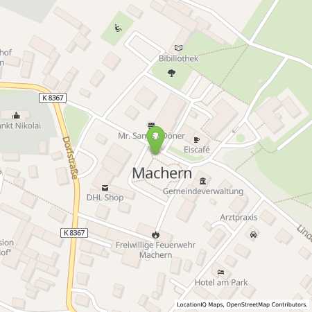 Standortübersicht der Strom (Elektro) Tankstelle: envia Mitteldeutsche Energie AG in 04827, Machern
