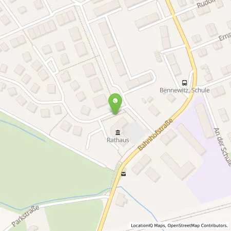 Standortübersicht der Tankstelle envia Mitteldeutsche Energie AG in 04828 Bennewitz