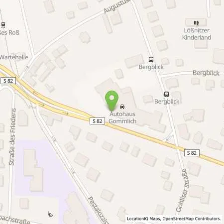 Standortübersicht der Tankstelle Autohaus Gommlich GmbH & Co.KG in 01445 Radebeul