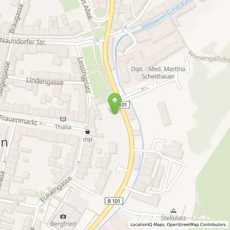 Standortübersicht der Tankstelle SachsenEnergie AG in 01558 Großenhain