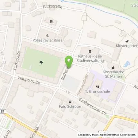Standortübersicht der Tankstelle Stadtwerke Riesa GmbH in 01589 Riesa